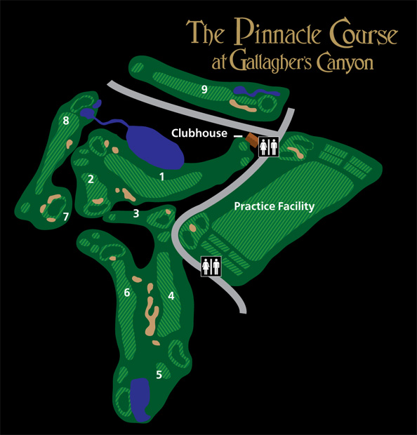 The Pinnacle Course Overview Map