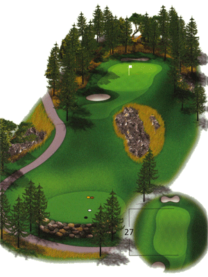 Hole 16 graphic