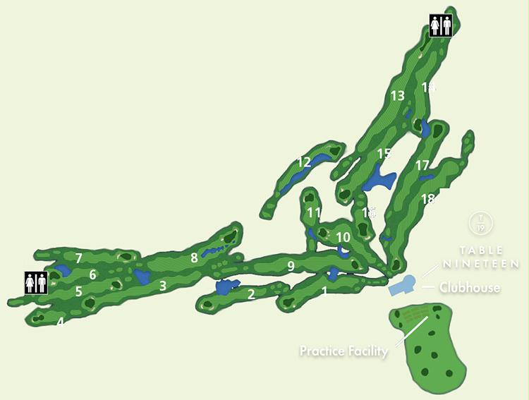 Olympic View Course Map